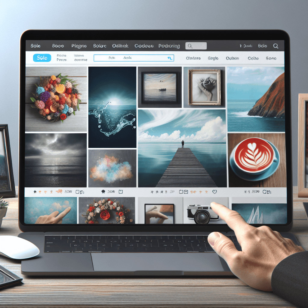 Spletna platforma za prodajo fotografij