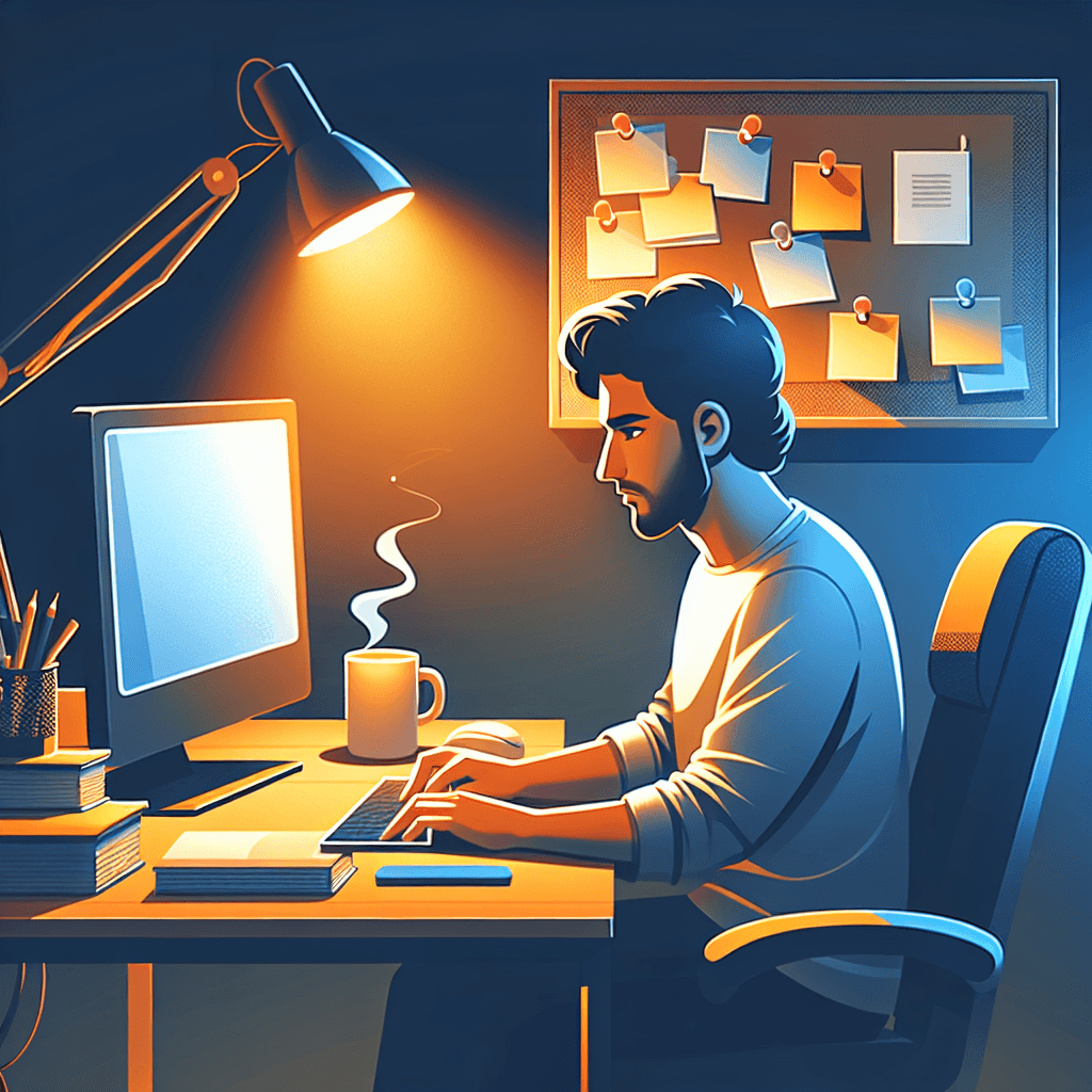 freelancer na delovnem mestu